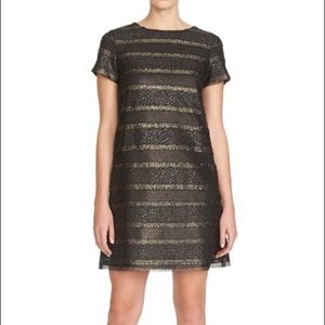 Women's Black Kayte Foiled Shift Dress